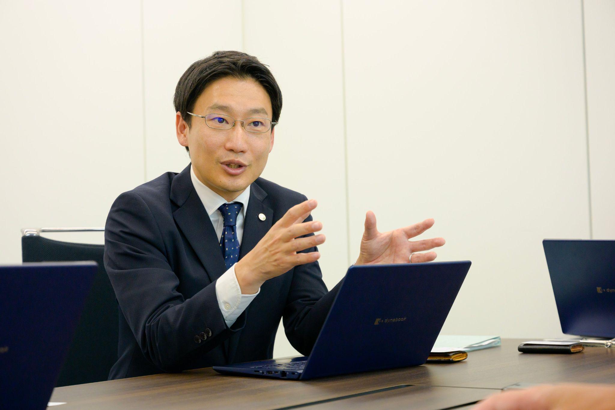 企業戦略第一グループ グループ長：山本武様